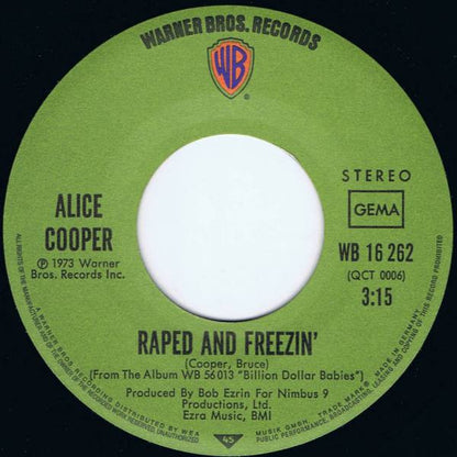 Alice Cooper : No More Mr. Nice Guy (7", Single)