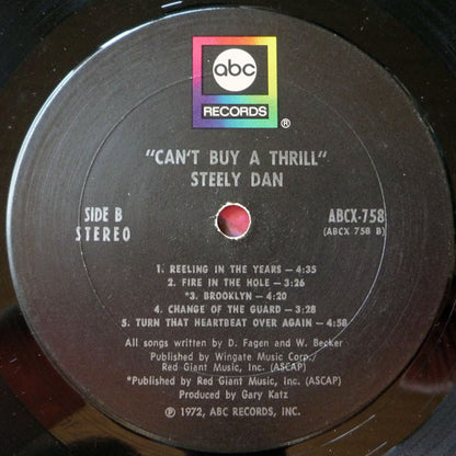 Steely Dan : Can't Buy A Thrill (LP, Album, Gat)