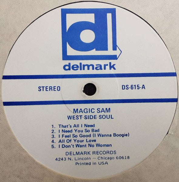 Magic Sam Blues Band : West Side Soul (LP, Album, RP, Blu)