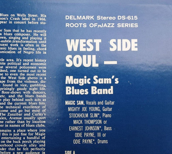 Magic Sam Blues Band : West Side Soul (LP, Album, RP, Blu)