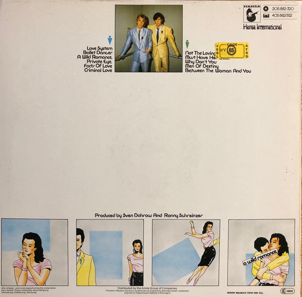 The Twins : A Wild Romance (LP, Album)