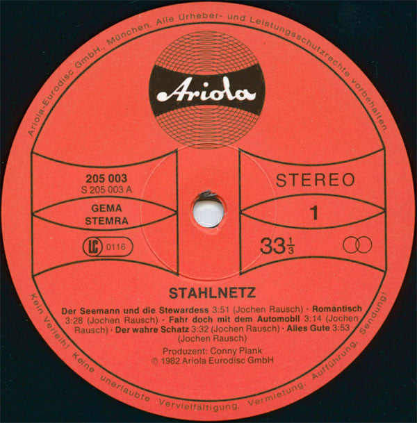 Stahlnetz (2) : Wir Sind Glücklich (LP, Album)