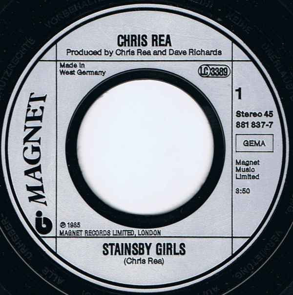 Chris Rea : Stainsby Girls (7", Single)