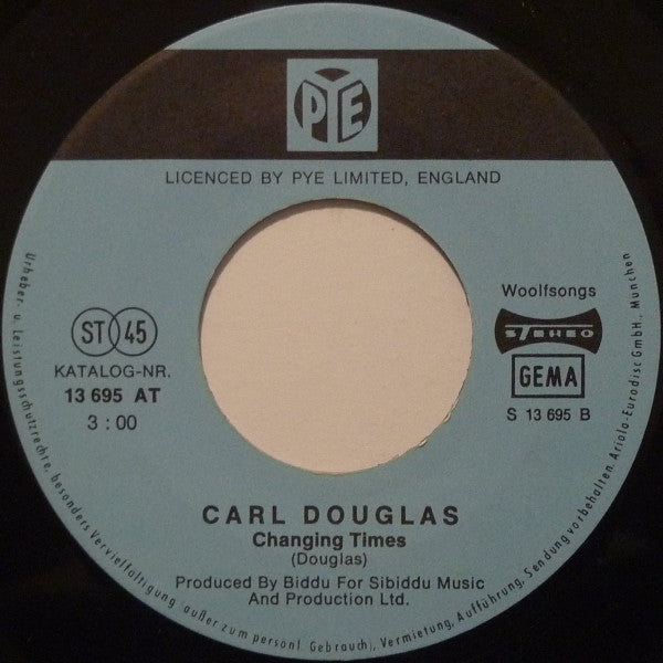 Carl Douglas : Dance The Kung Fu (7", Single)