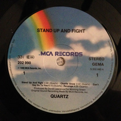 Quartz (10) : Stand Up And Fight (LP, Album)