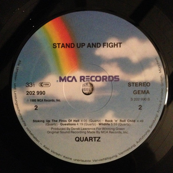 Quartz (10) : Stand Up And Fight (LP, Album)