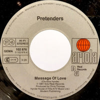 The Pretenders : Message Of Love (7", Single)
