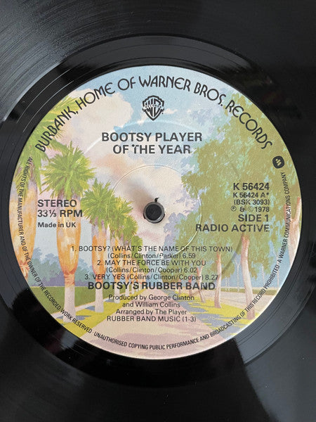 Bootsy's Rubber Band : Bootsy? Player Of The Year (LP, Album)