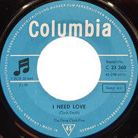 The Dave Clark Five : Nineteen Days / I Need Love (7", Single)