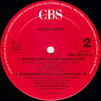 Alison Moyet : Is This Love? (12", Maxi)