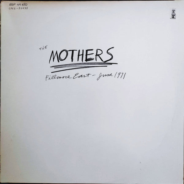 The Mothers : Fillmore East, June 1971 (LP, RE)