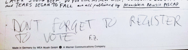 The Mothers : Fillmore East, June 1971 (LP, RE)