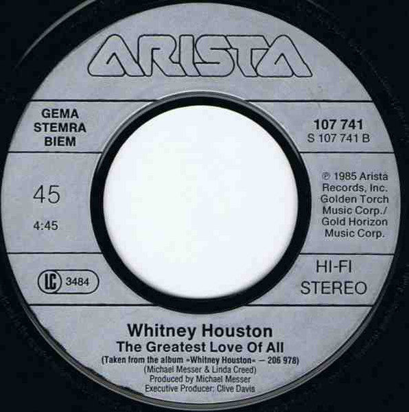Whitney Houston : How Will I Know (7", Single)