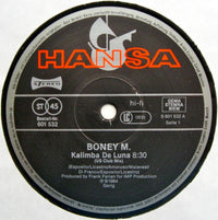 Boney M. : Kalimba De Luna (Special Extended U.S. Club Mix) (12", Maxi, Bla)
