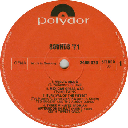 Various : Sounds '71 (2xLP, Comp)