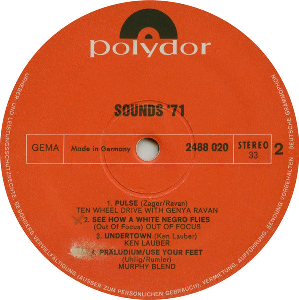 Various : Sounds '71 (2xLP, Comp)