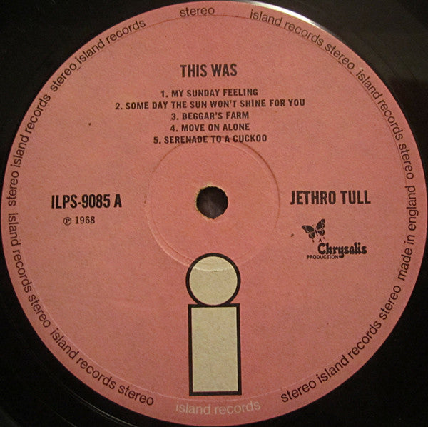 Jethro Tull : This Was (LP, Album, RP, Gat)