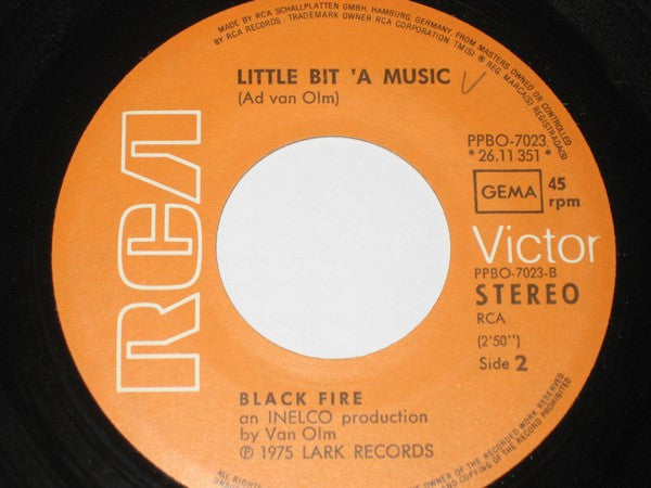 Black Fire (3) : Come On And Do It  (7", Single)