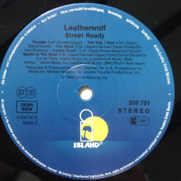 Leatherwolf : Street Ready (LP, Album)