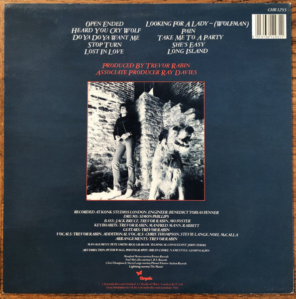 Trevor Rabin : Wolf (LP, Album, RE)
