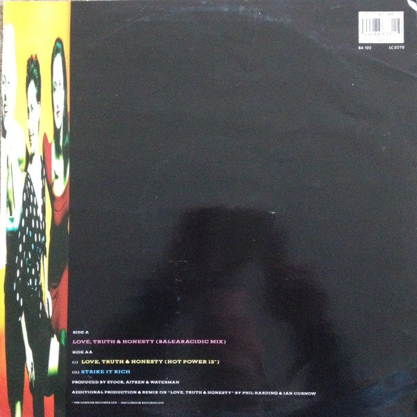 Bananarama : Love, Truth & Honesty (The Remixes) (12")