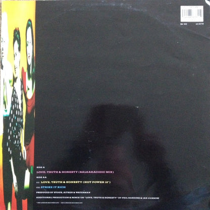 Bananarama : Love, Truth & Honesty (The Remixes) (12")