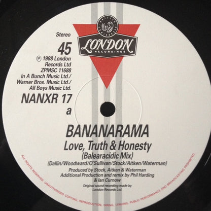 Bananarama : Love, Truth & Honesty (The Remixes) (12")