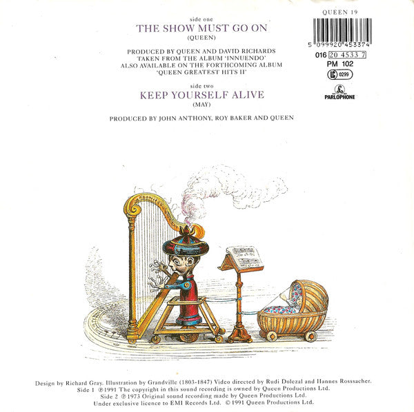 Queen : The Show Must Go On (7", Single, Top)