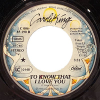 Carole King : Hard Rock Cafe (7", Single)