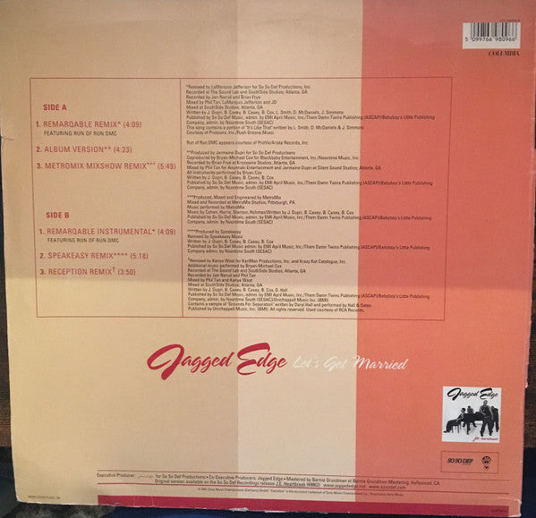 Jagged Edge (2) : Let's Get Married (12")