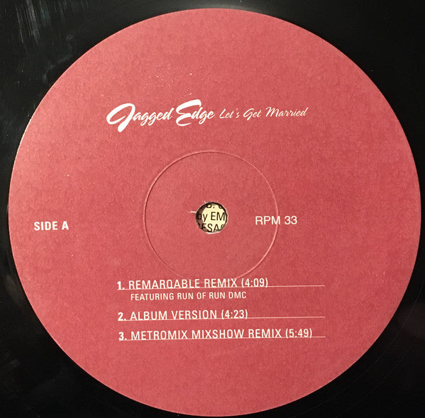 Jagged Edge (2) : Let's Get Married (12")