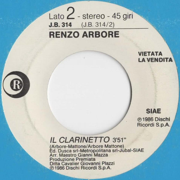 Depeche Mode / Renzo Arbore : Stripped / Il Clarinetto (7", Promo)