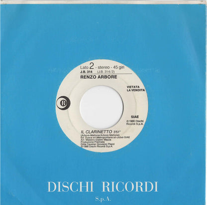 Depeche Mode / Renzo Arbore : Stripped / Il Clarinetto (7", Promo)