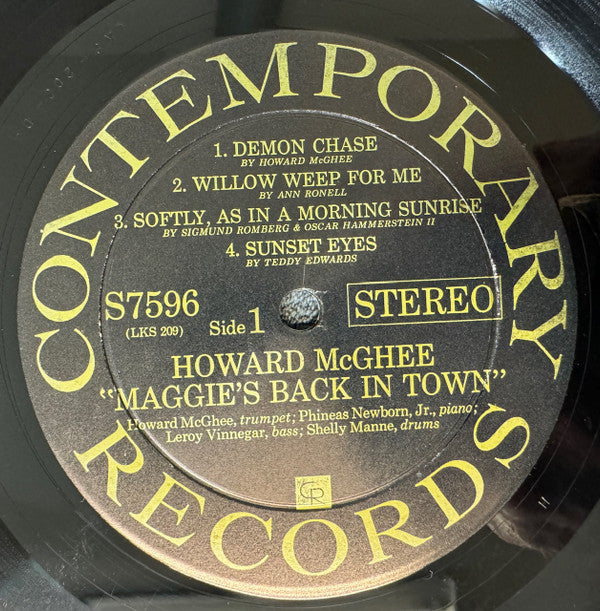 Howard McGhee : Maggie's Back In Town!! (LP, Album, RE, Dee)