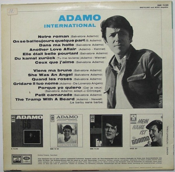 Adamo : International (LP, Comp)