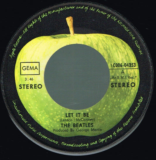 The Beatles : Let It Be (7", Single)