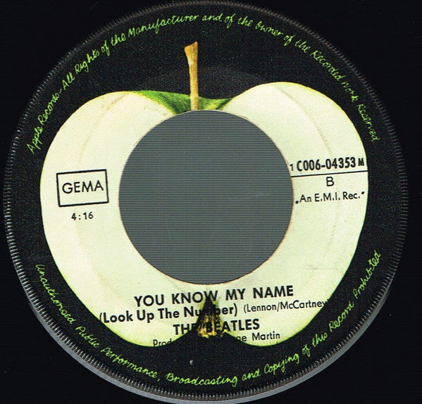 The Beatles : Let It Be (7", Single)