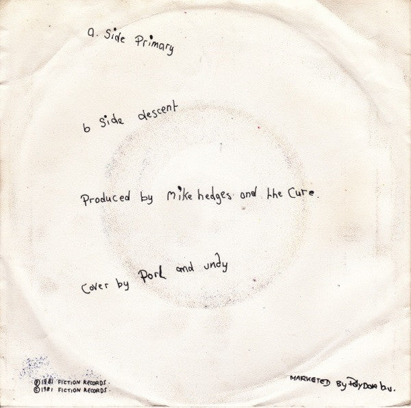 The Cure : Primary (7", Single)