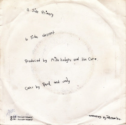 The Cure : Primary (7", Single)