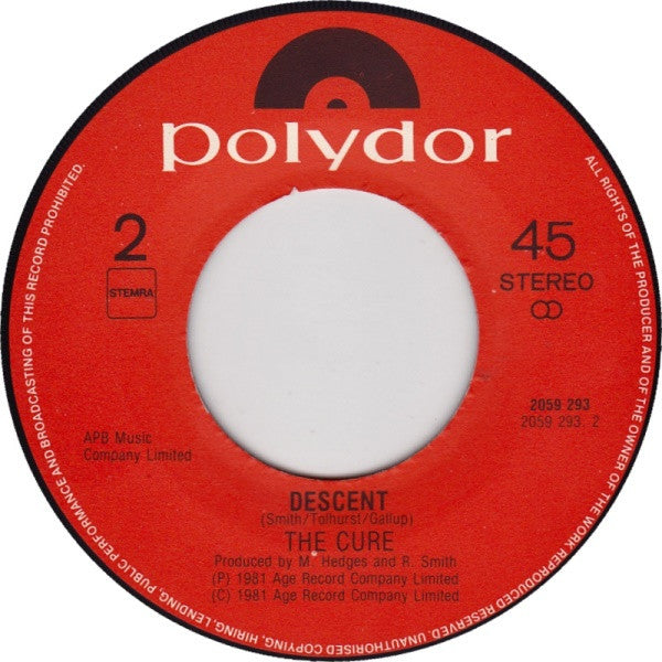 The Cure : Primary (7", Single)