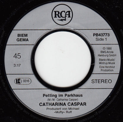 Catharina Caspar : Petting Im Parkhaus (7", Single)