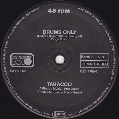 Taracco* : Sultana (Special Long Version) (12", Maxi)