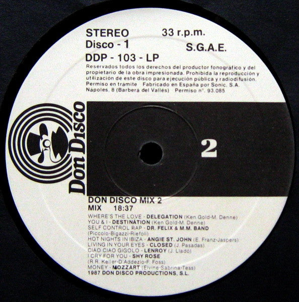 Gino, Juanma*, Stephanelli* : Don Disco Mix 2 (LP, Mixed + LP, Comp)