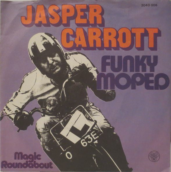 Jasper Carrott : Funky Moped / Magic Roundabout (7", Single)