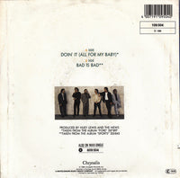 Huey Lewis & The News : Doing It All For My Baby (7", Single)