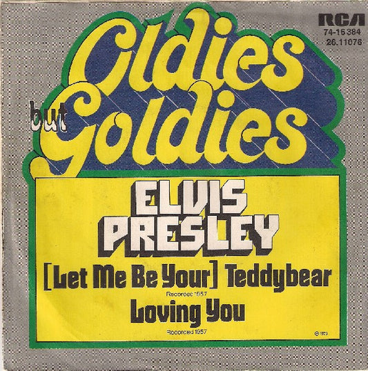 Elvis Presley With The Jordanaires : Teddy Bear / Loving You (7", Mono, RE)