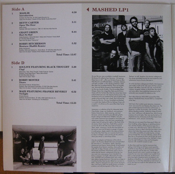 Various : Blue Note Trip - Jazzanova - Mashed (2xLP, Comp)