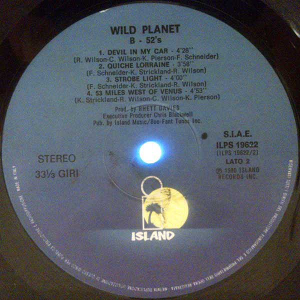 The B-52's : Wild Planet (LP, Album)