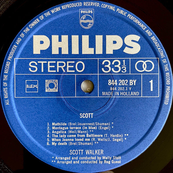Scott Walker : Scott (LP, Album)