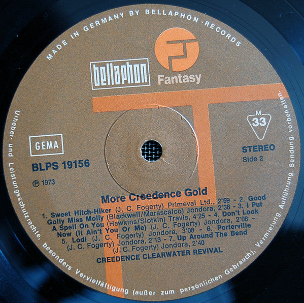 Creedence Clearwater Revival : More Creedence Gold (LP, Comp)